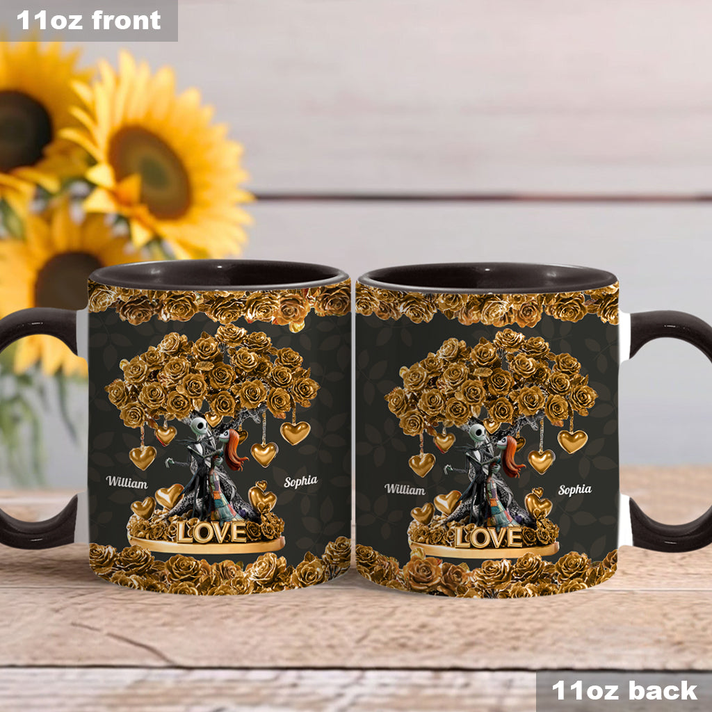 Tree Of Love - Personalized Nightmare Accent Mug
