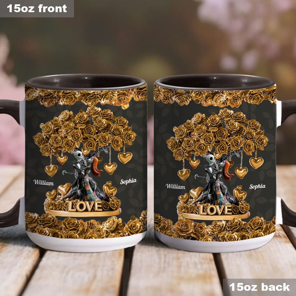 Tree Of Love - Personalized Nightmare Accent Mug