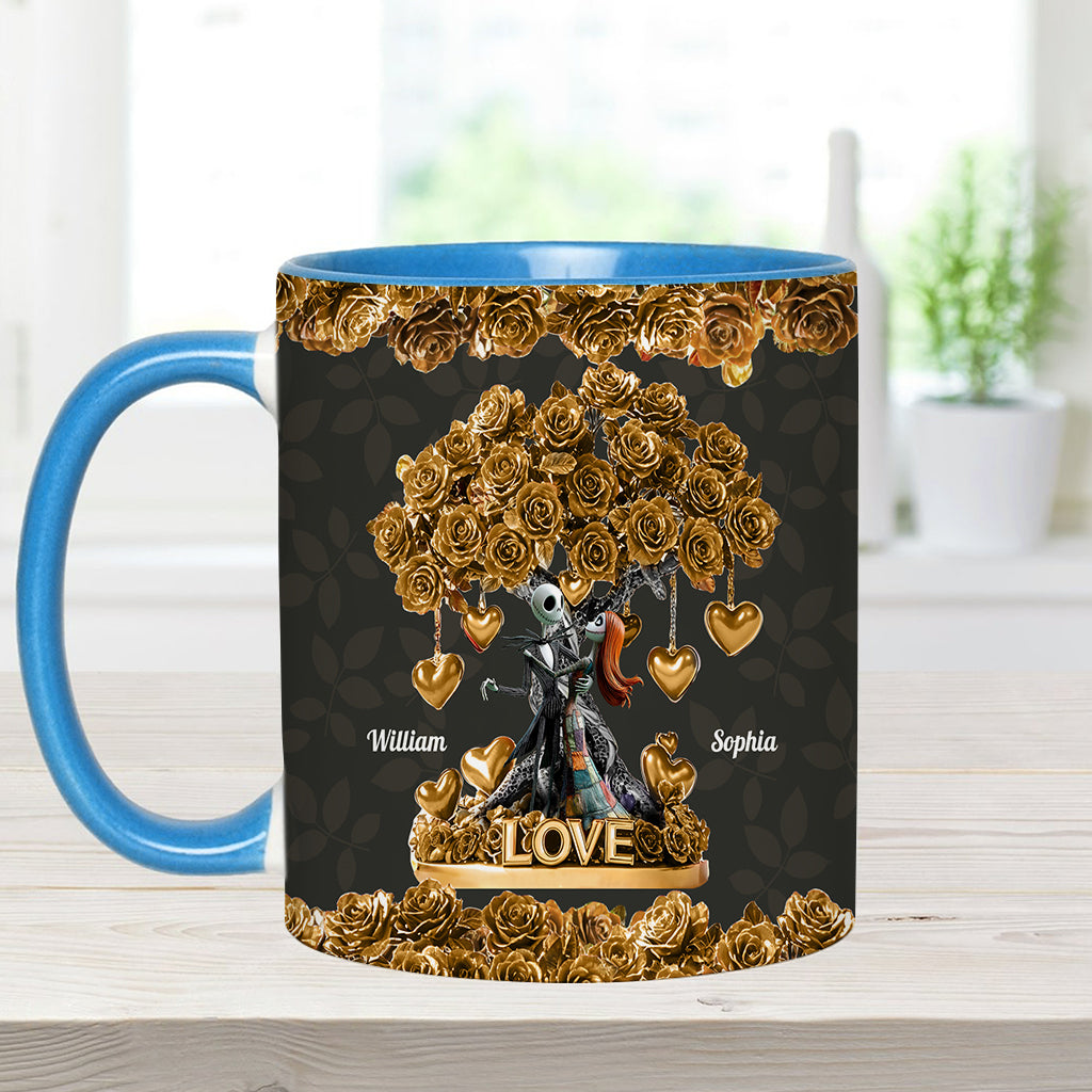 Tree Of Love - Personalized Nightmare Accent Mug