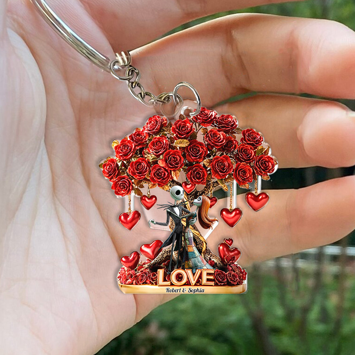 Tree Of Love - Personalized Nightmare Keychain