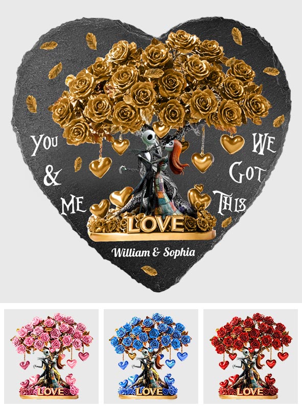 Tree Of Love - Personalized Nightmare Heart Shaped Stone