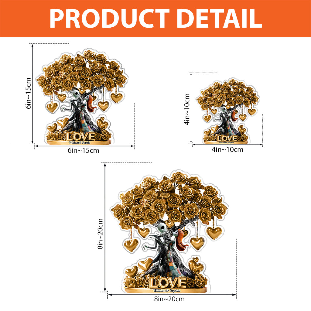 Tree Of Love - Personalized Nightmare Custom Shaped Acrylic Plaque