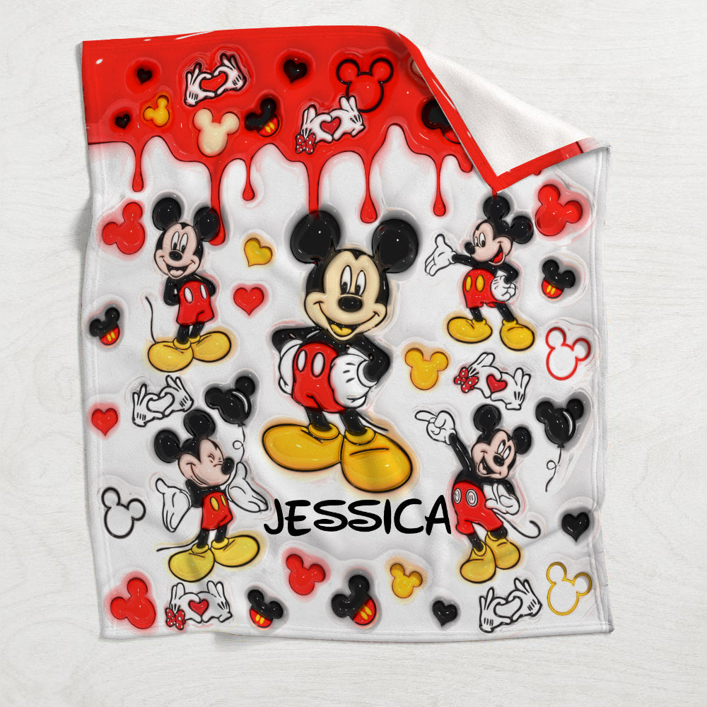 Magic World - Personalized Mouse Blanket
