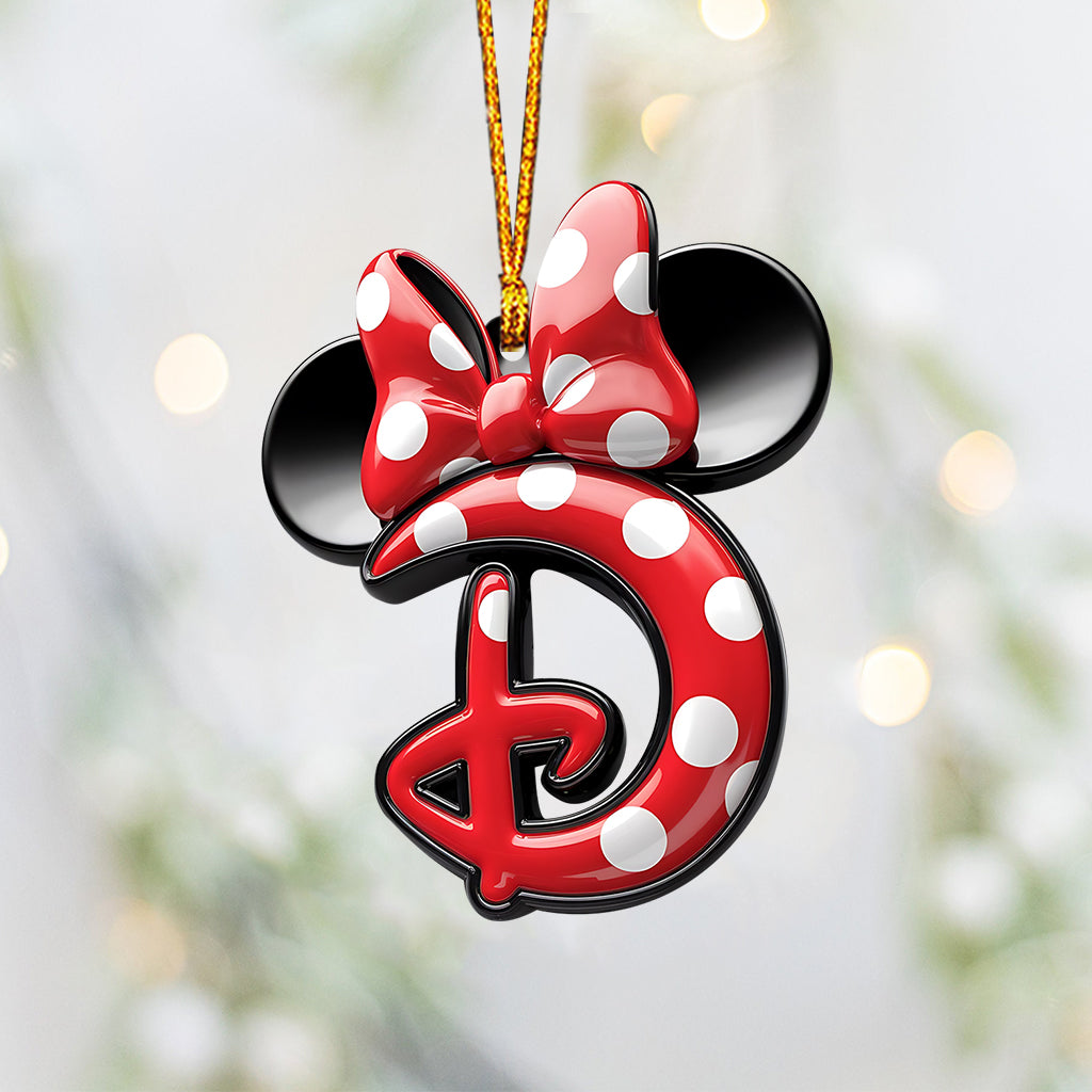 Magical Letter - Personalized Mouse Ornament
