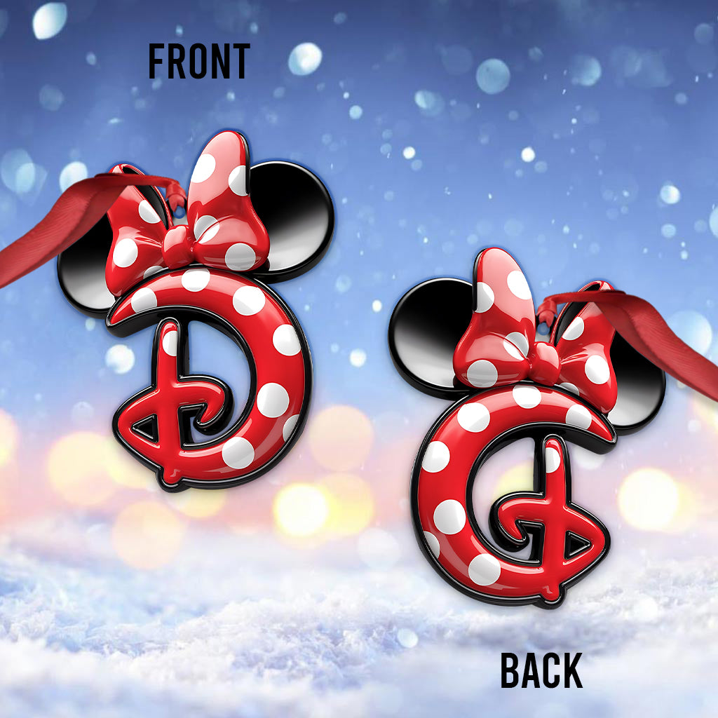 Magical Letter - Personalized Mouse Ornament