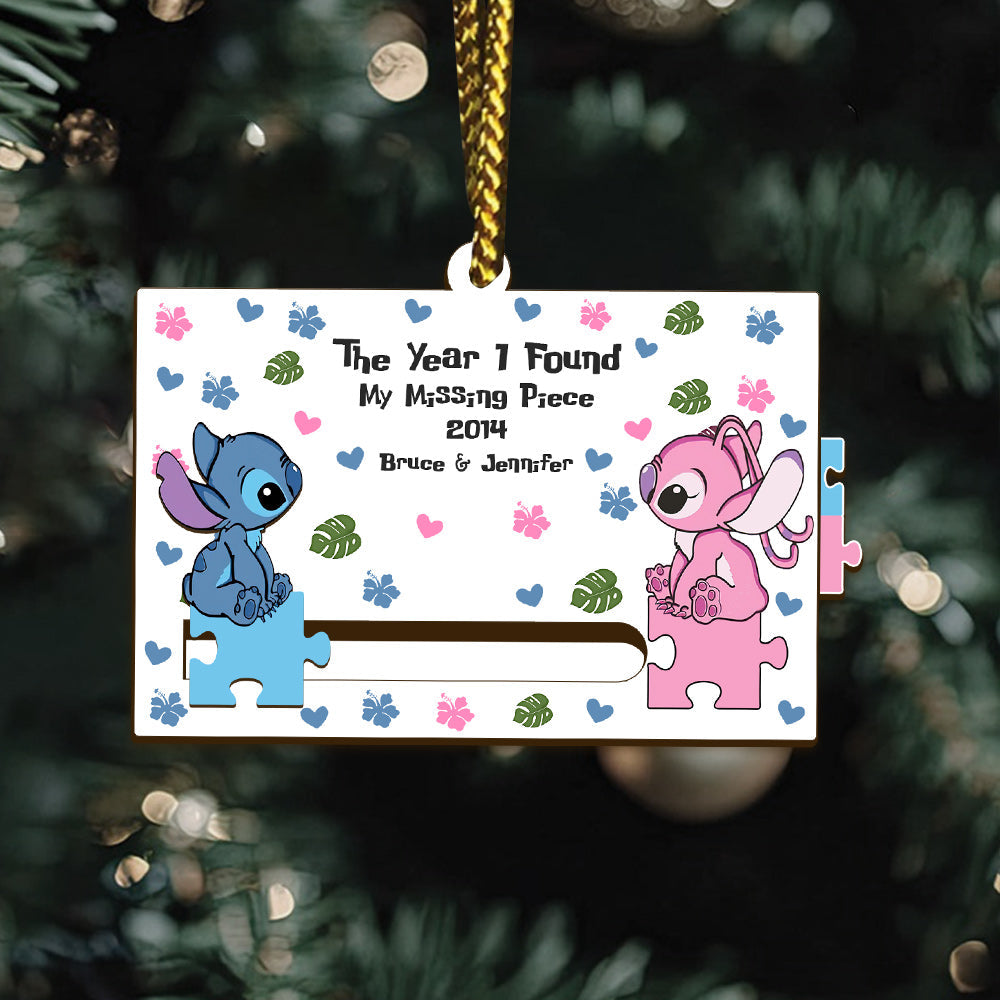 My Missing Piece - Personalized Ohana Sliding Ornament