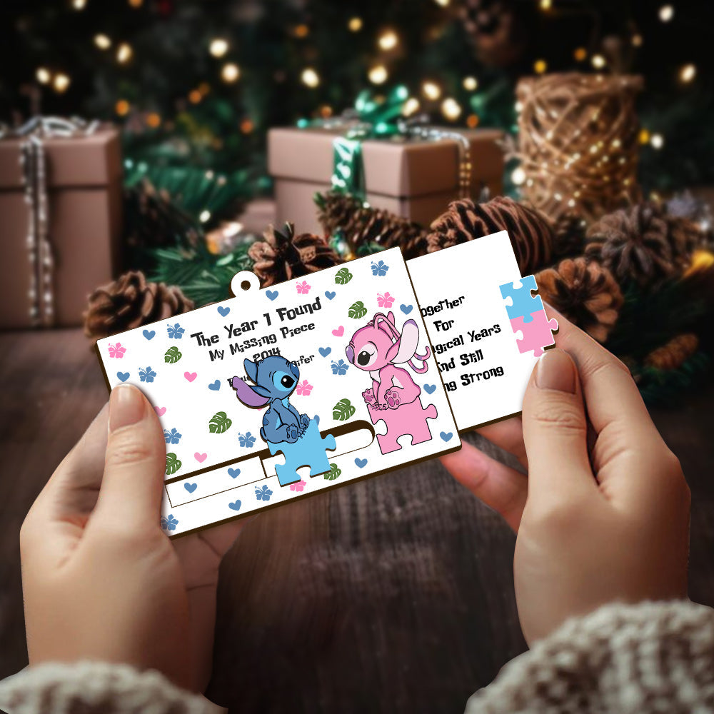 My Missing Piece - Personalized Ohana Sliding Ornament