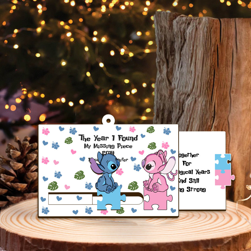 My Missing Piece - Personalized Ohana Sliding Ornament