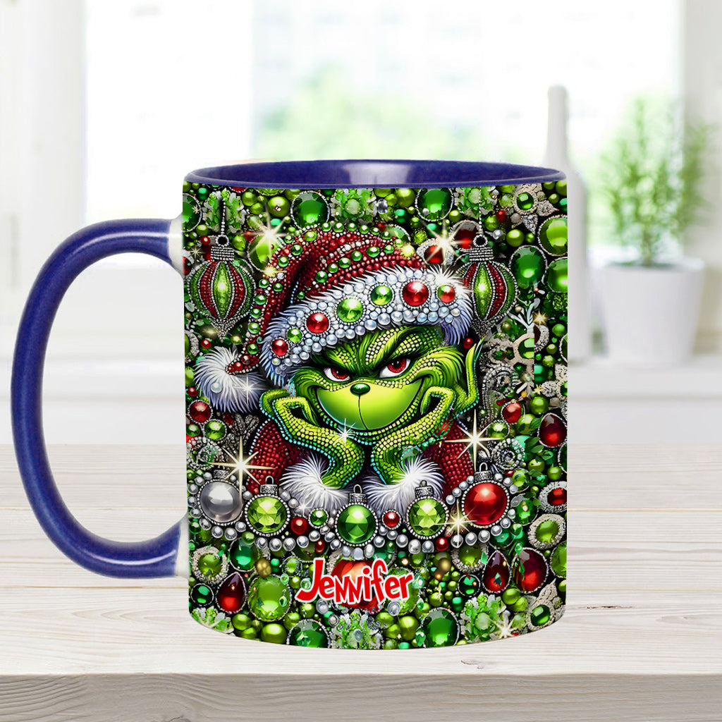 Merry Christmas - Personalized Stole Christmas Accent Mug