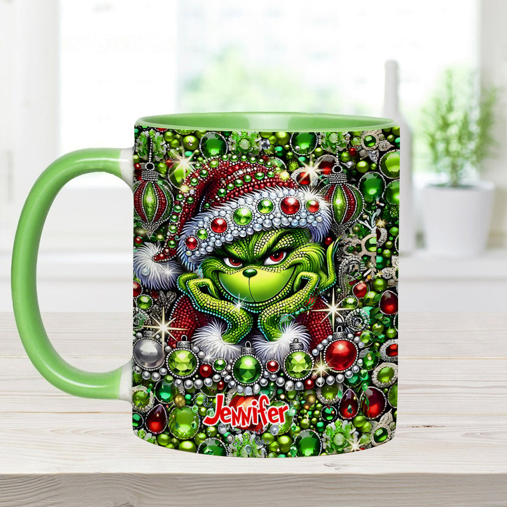 Merry Christmas - Personalized Stole Christmas Accent Mug