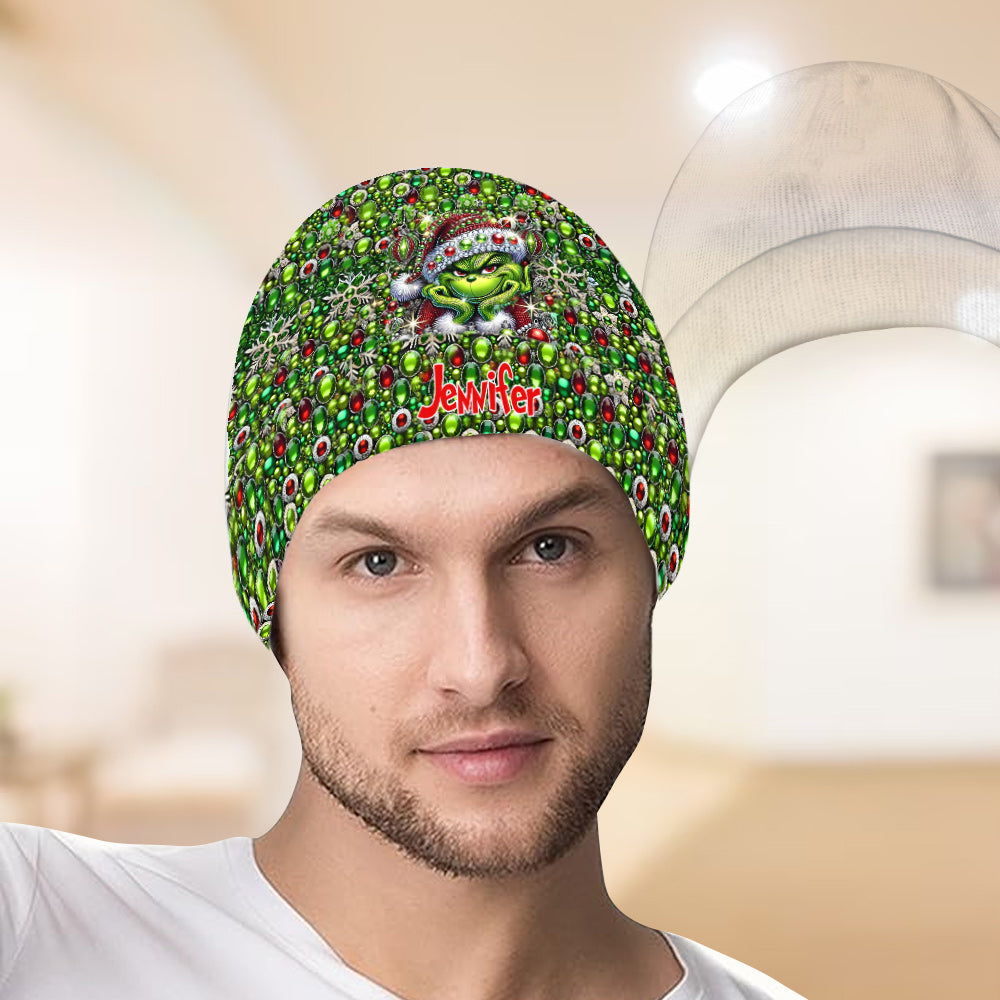 Merry Christmas - Personalized Stole Christmas Beanie Hat