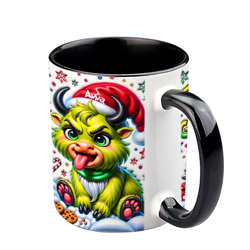 Extra Grinchy - Personalized Accent Mug
