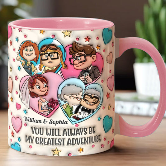 My Greatest Adventure - Personalized Mouse Accent Mug