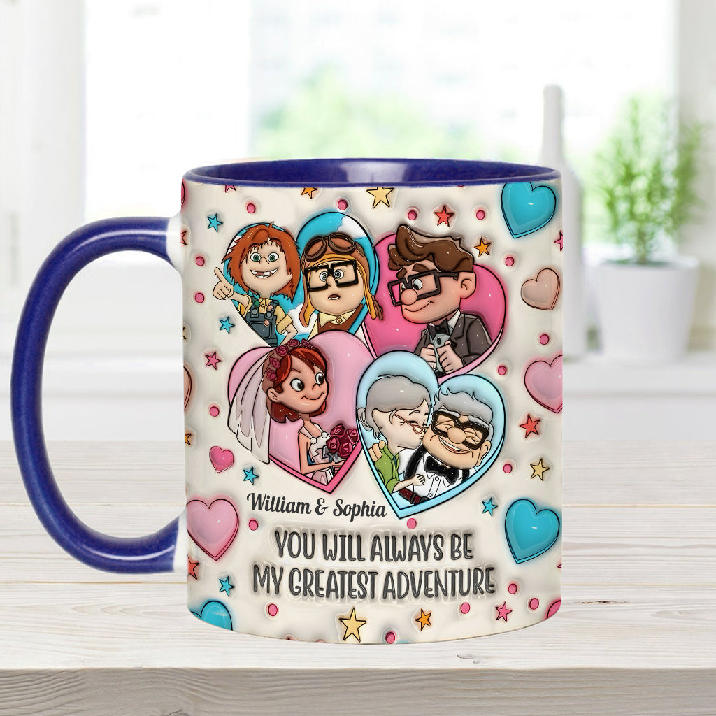 My Greatest Adventure - Personalized Mouse Accent Mug