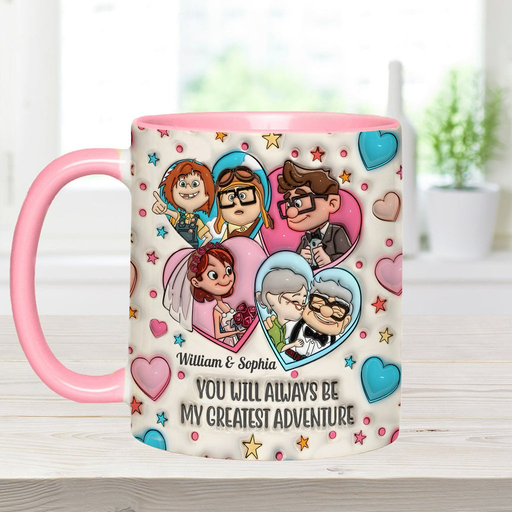 My Greatest Adventure - Personalized Mouse Accent Mug