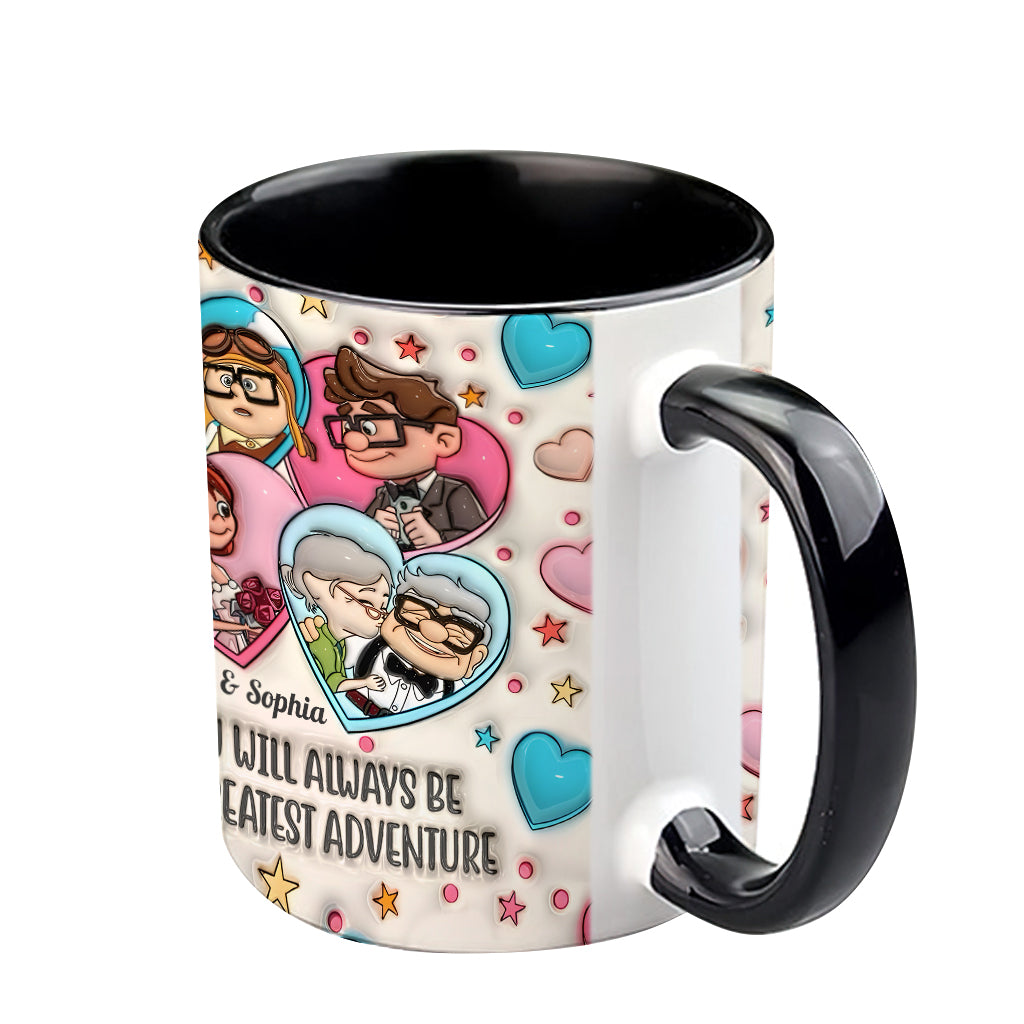 My Greatest Adventure - Personalized Mouse Accent Mug