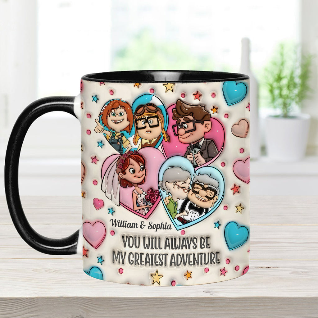 My Greatest Adventure - Personalized Mouse Accent Mug