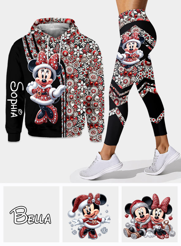 Cute Mouse Ears - Personalized Mouse Hoodie and Leggings