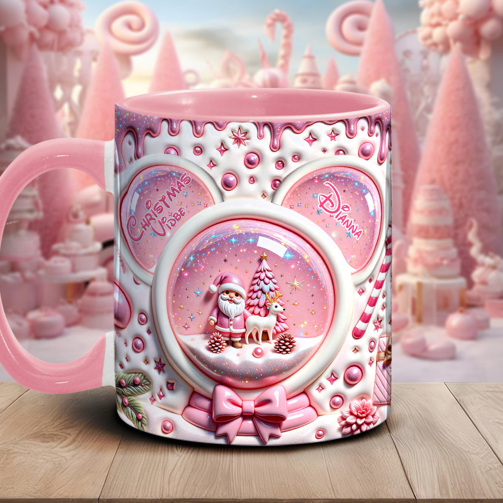 Merry Christmas - Personalized Mouse Accent Mug