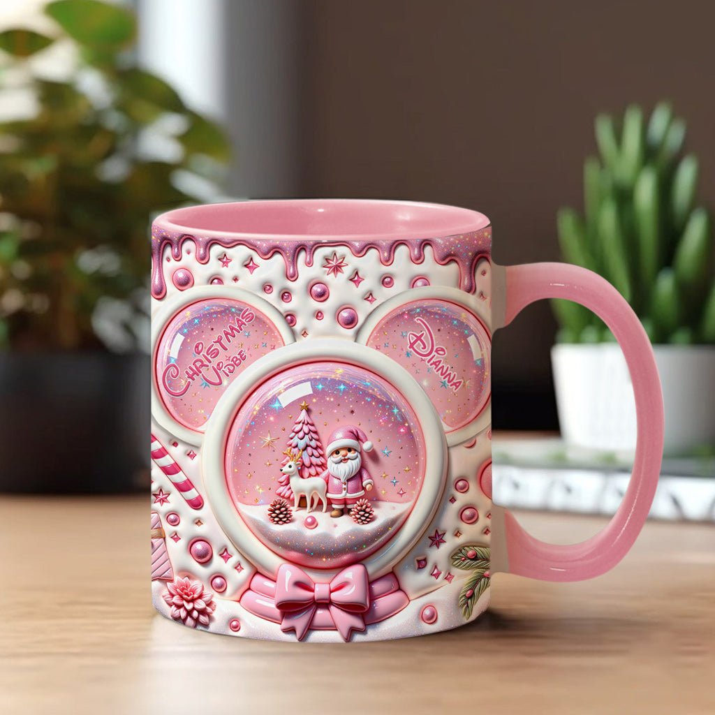 Merry Christmas - Personalized Mouse Accent Mug