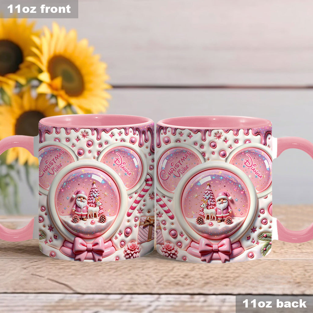 Merry Christmas - Personalized Mouse Accent Mug
