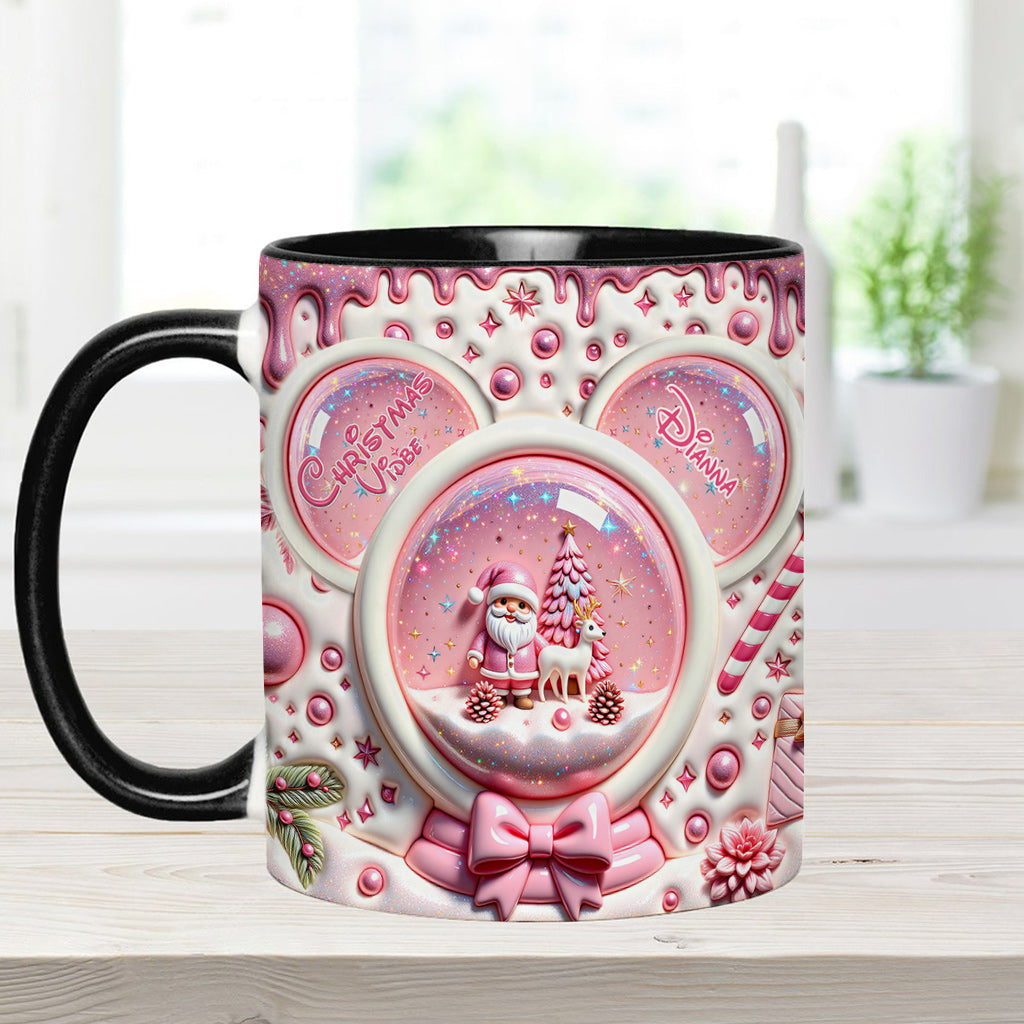 Merry Christmas - Personalized Mouse Accent Mug