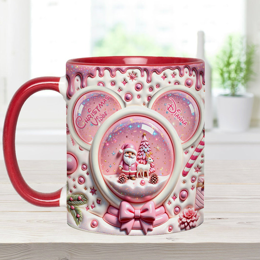 Merry Christmas - Personalized Mouse Accent Mug