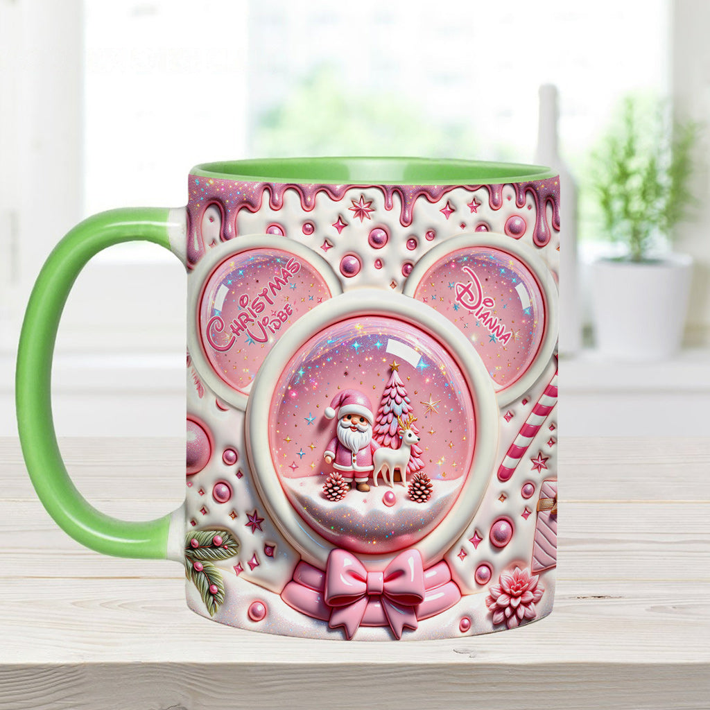 Merry Christmas - Personalized Mouse Accent Mug