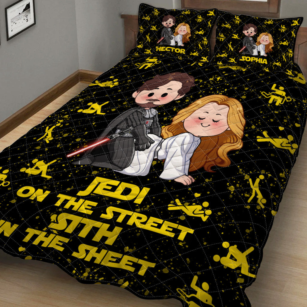 Jedi In The Street - Personalized The Force Quilt Set