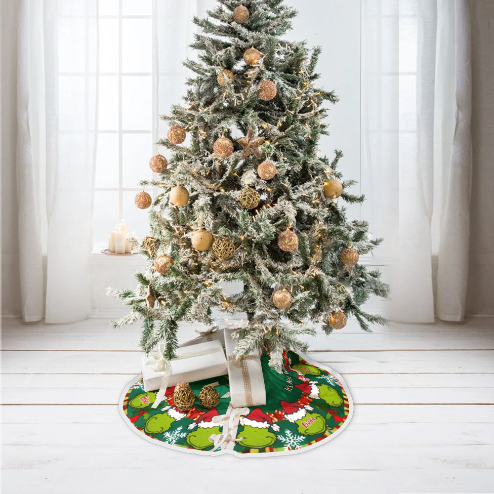 Merry Christmas - Personalized Stole Christmas Tree Skirt