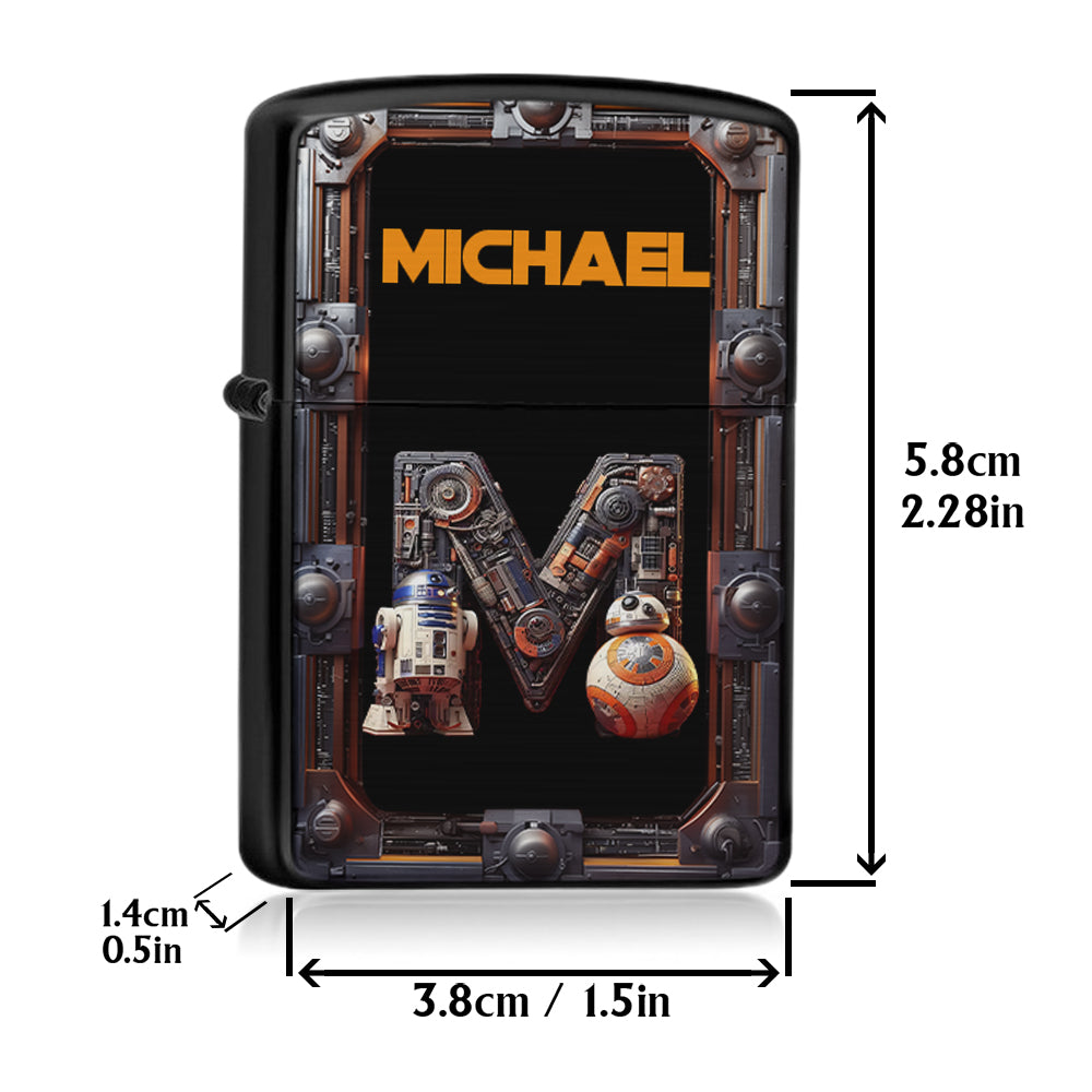 Space War Alphabet Letter - Personalized The Force Lighter