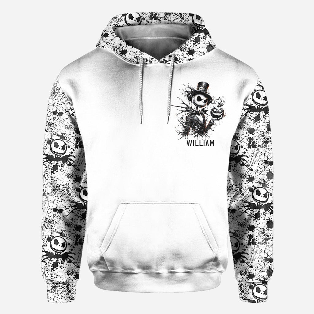 Hello Darkness - Personalized Nightmare All Over Shirt