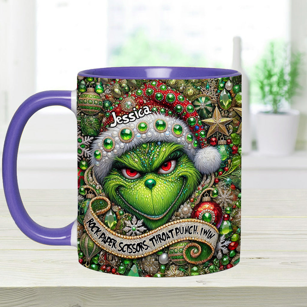 Feeling Extra Green - Personalized Stole Christmas Accent Mug