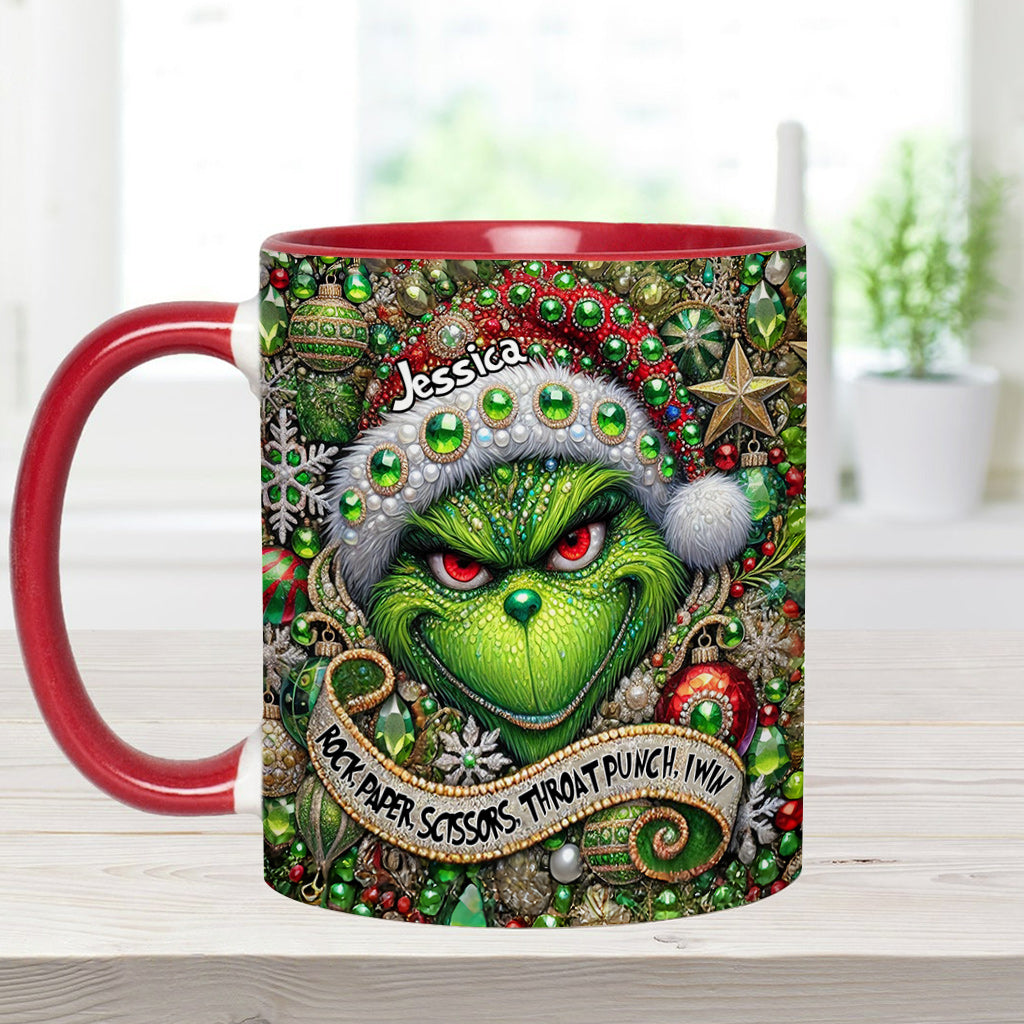 Feeling Extra Green - Personalized Stole Christmas Accent Mug