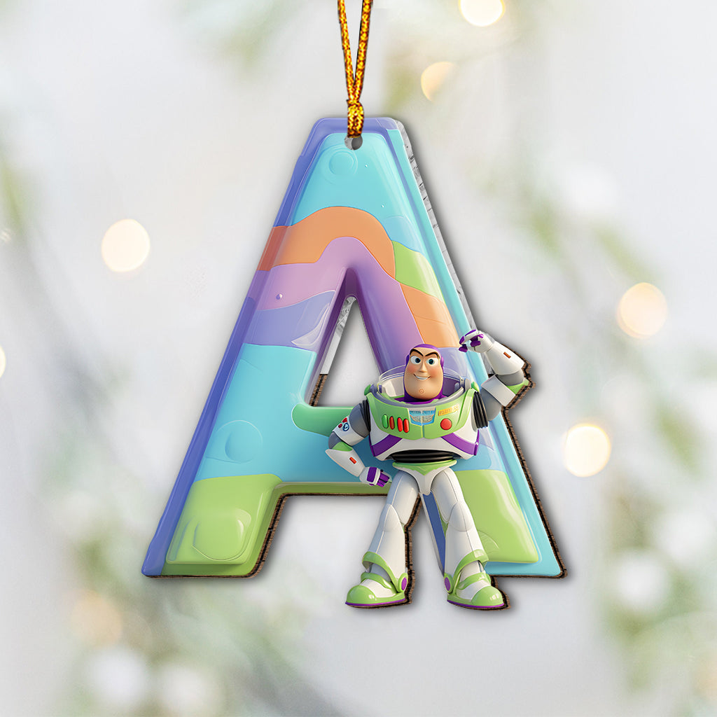 Cute Toy Letter - Personalized Kid Ornament