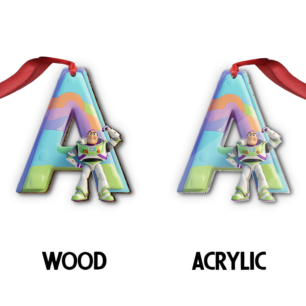 Cute Toy Letter - Personalized Kid Ornament