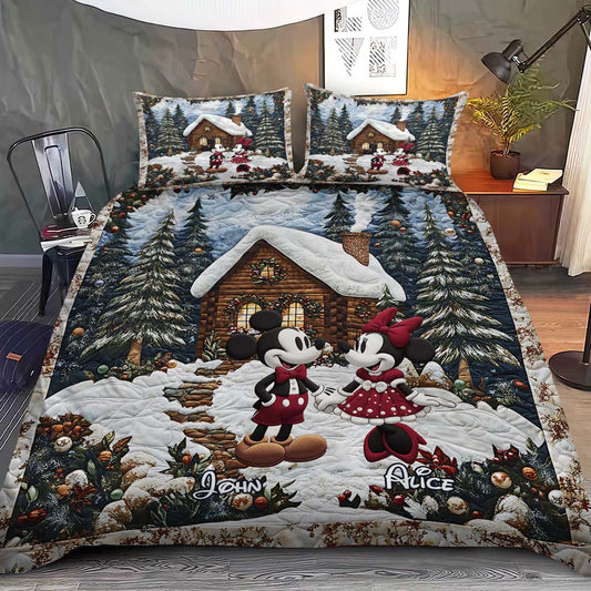 You & Me We Got This - Personalized Mouse Quilt Set