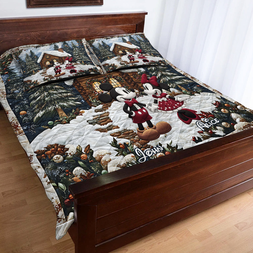 You & Me We Got This - Personalized Mouse Quilt Set