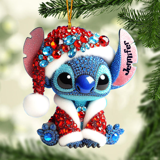 Merry Stitchmas - Personalized Ohana Ornament