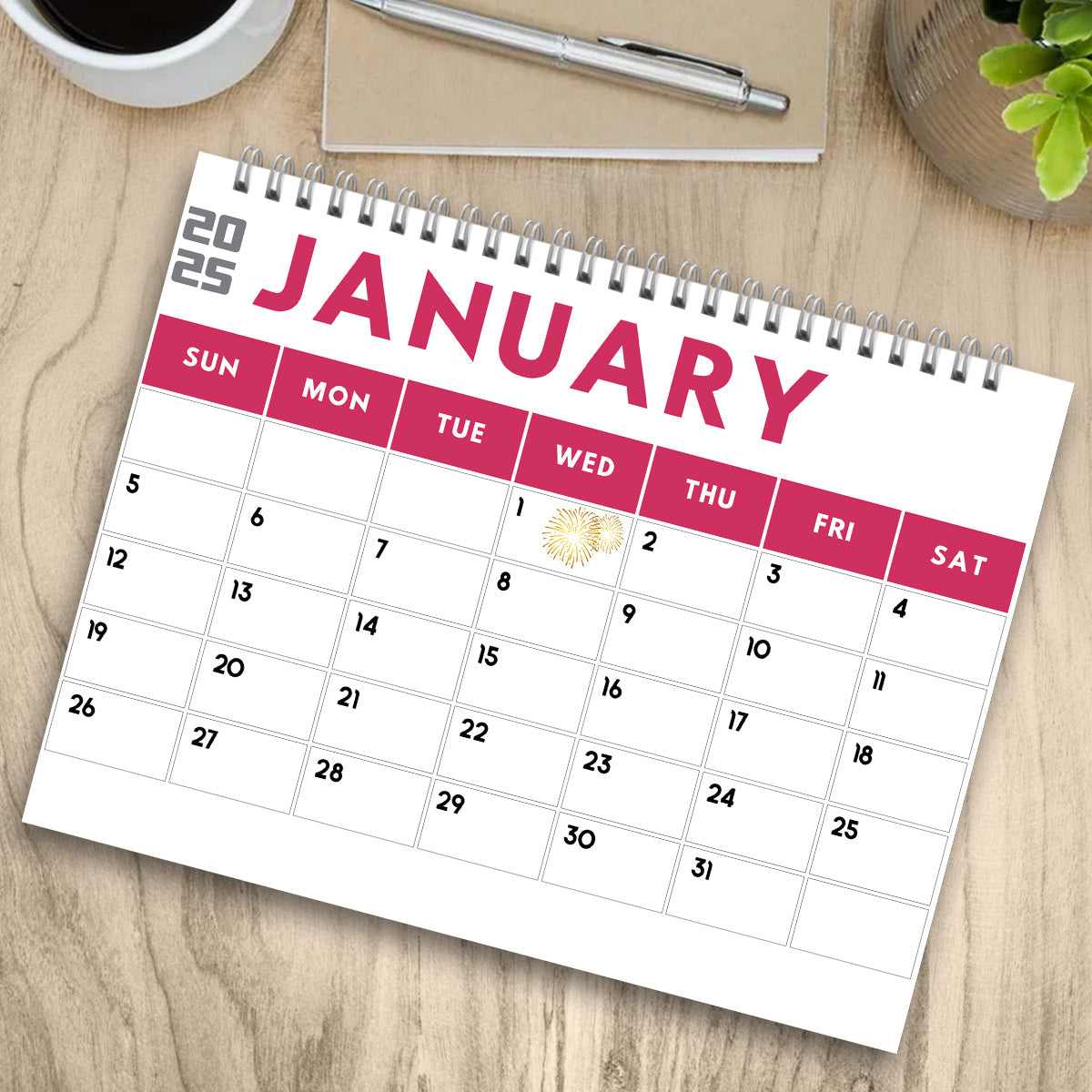 Beautiful Everyday Calendar - Personalized Mouse Wall Calendar & Desk Calendar