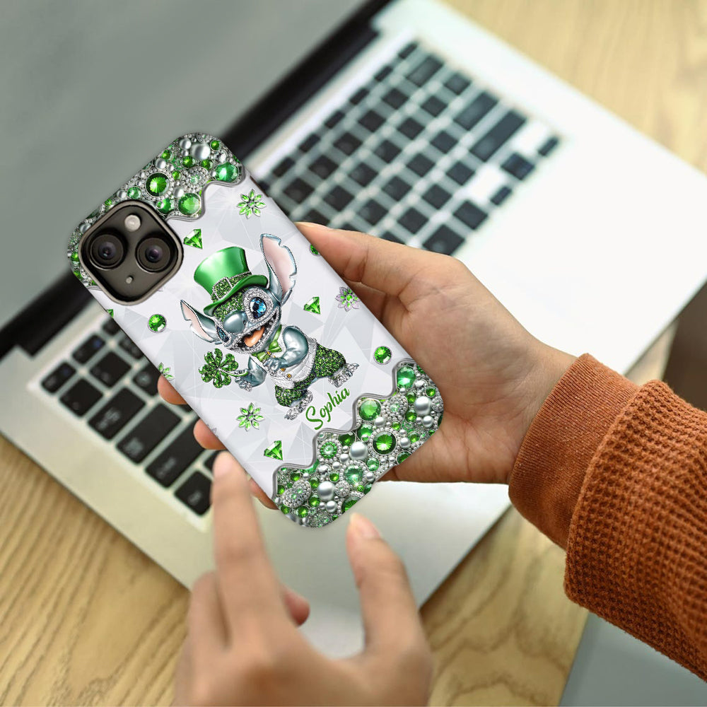 Lucky Shamrock - Personalized Ohana Full Print Phone Case