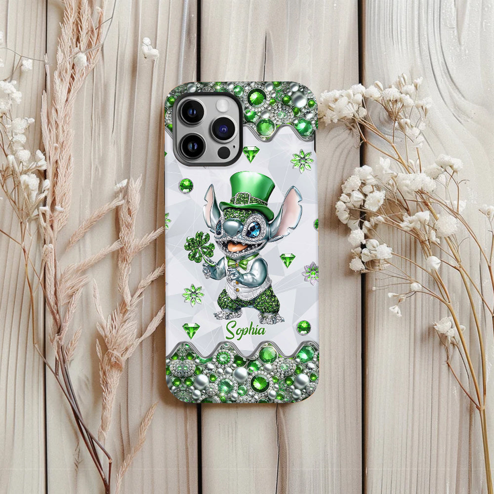 Lucky Shamrock - Personalized Ohana Full Print Phone Case