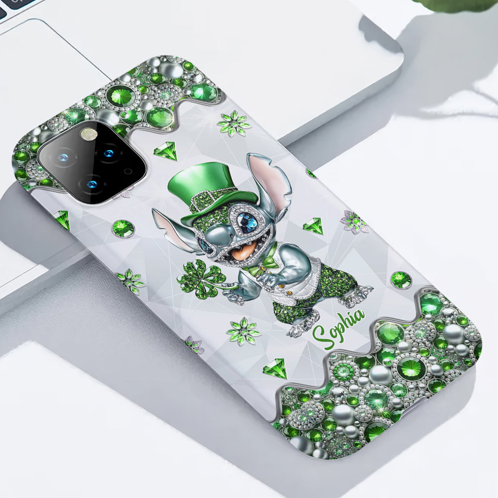 Lucky Shamrock - Personalized Ohana Full Print Phone Case