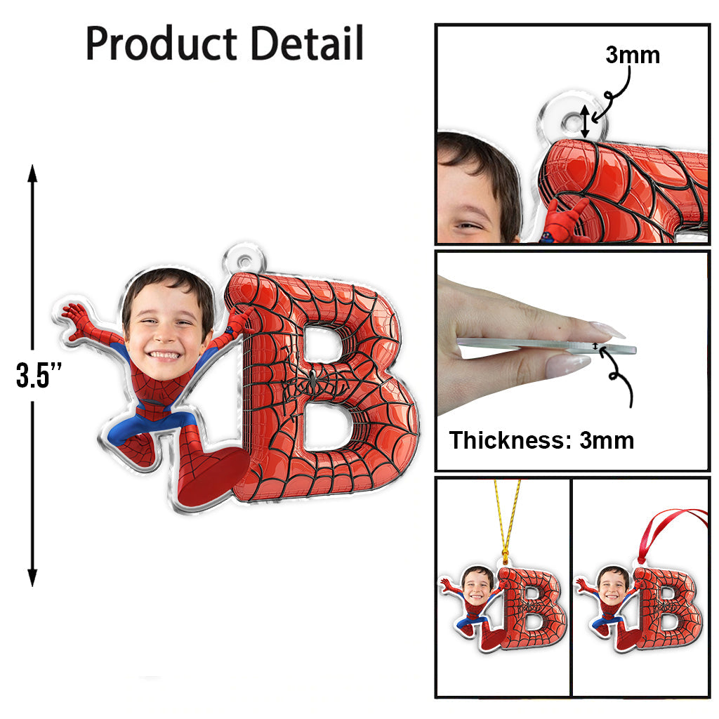 Spider Alphabet Letters - Personalized Kid Ornament