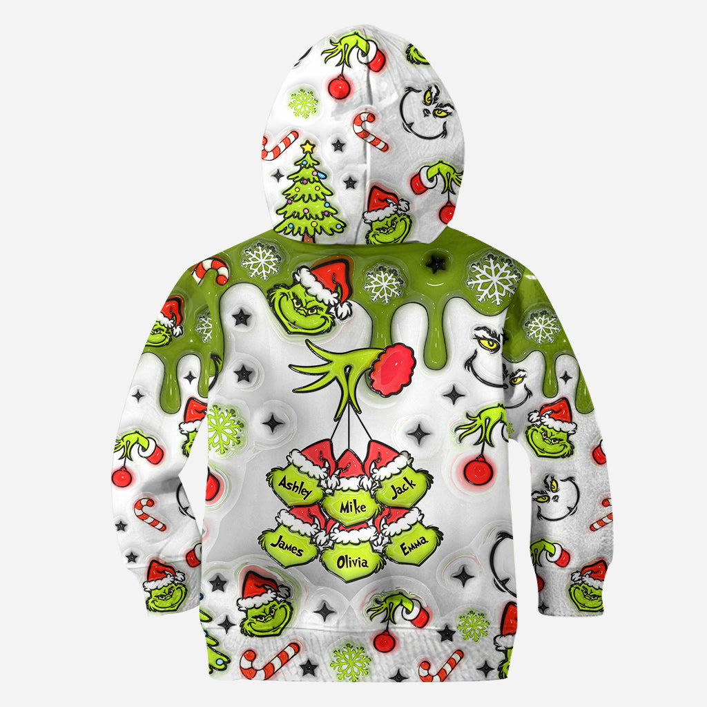 Mama Grinch - Personalized Mother Hoodie and Leggings