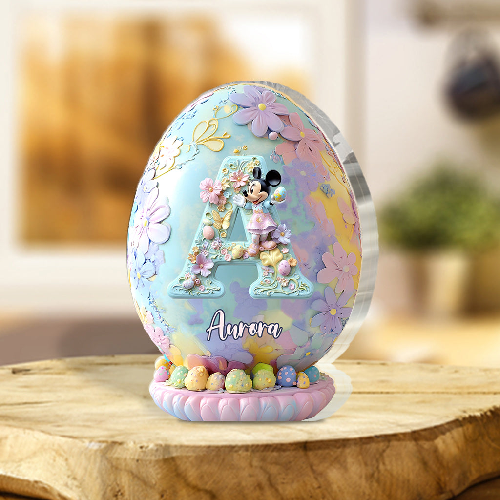Magical Easter Egg - Personalized Mouse Custom Shaped Acrylic Plaque