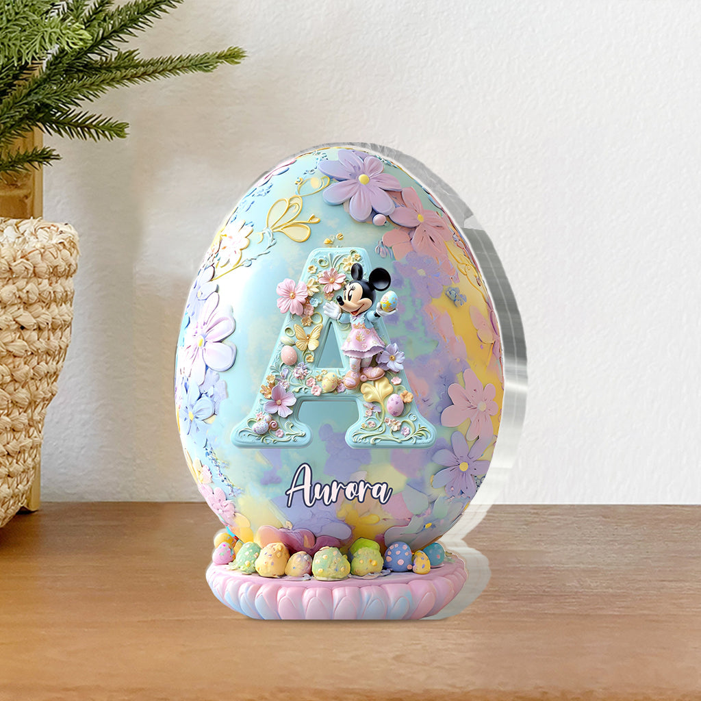 Magical Easter Egg - Personalized Mouse Custom Shaped Acrylic Plaque