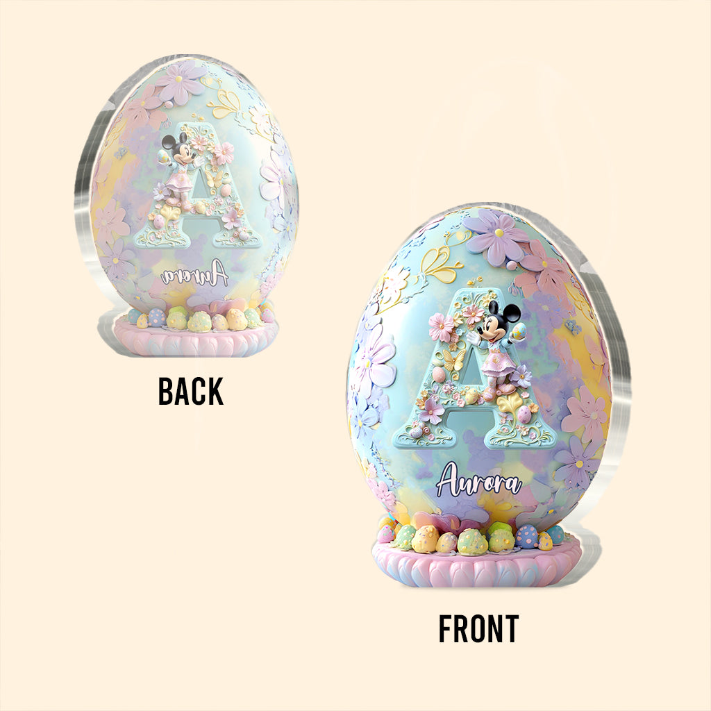 Magical Easter Egg - Personalized Mouse Custom Shaped Acrylic Plaque