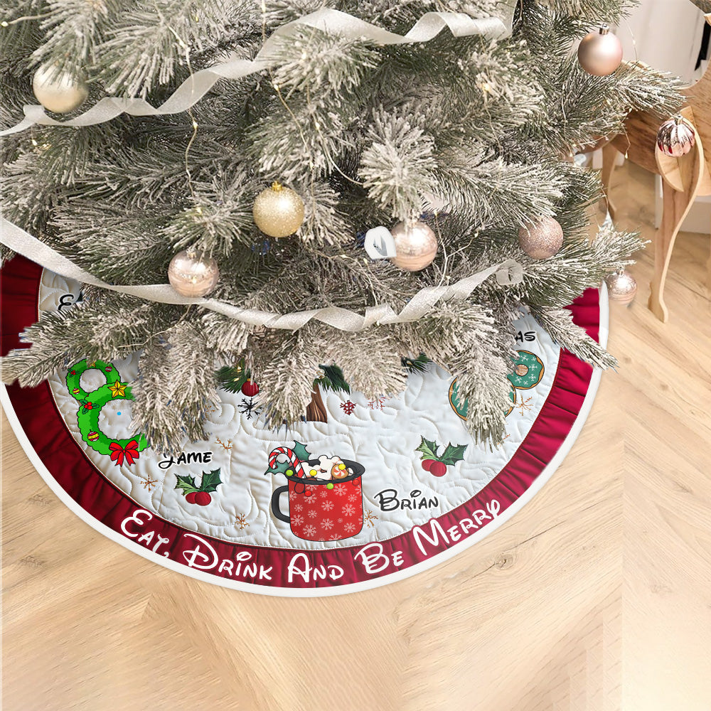 Under The Tree - Personalized Mouse Tree Skirt