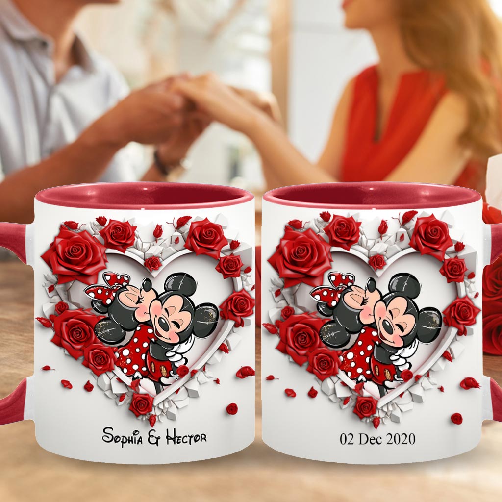 We Found Our Happily Ever After - Personalized Mouse Accent Mug